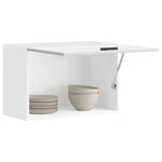 HKH Armario de Pared de Cocina Oporto en Madera Artificial Blanca