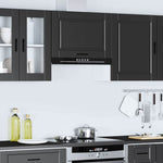 HKH Armario de Pared de Cocina Oporto - Negro