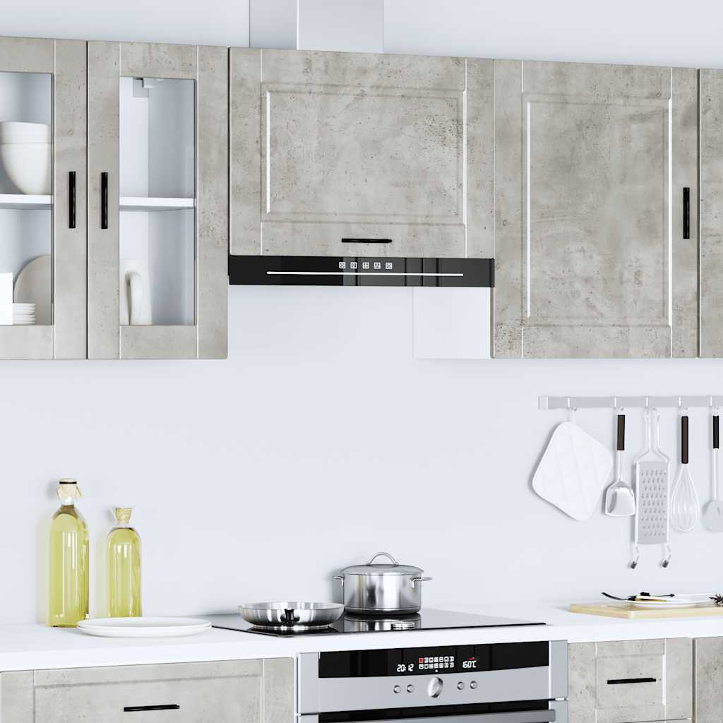 HKH Armario de Pared Cocina Oporto en Cemento - Gris