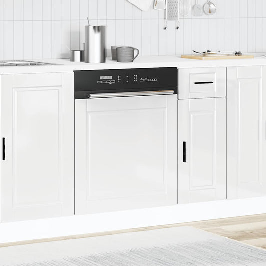 HKH Painel Máquina Lavar Louça Porto Alto Brilho - Branco