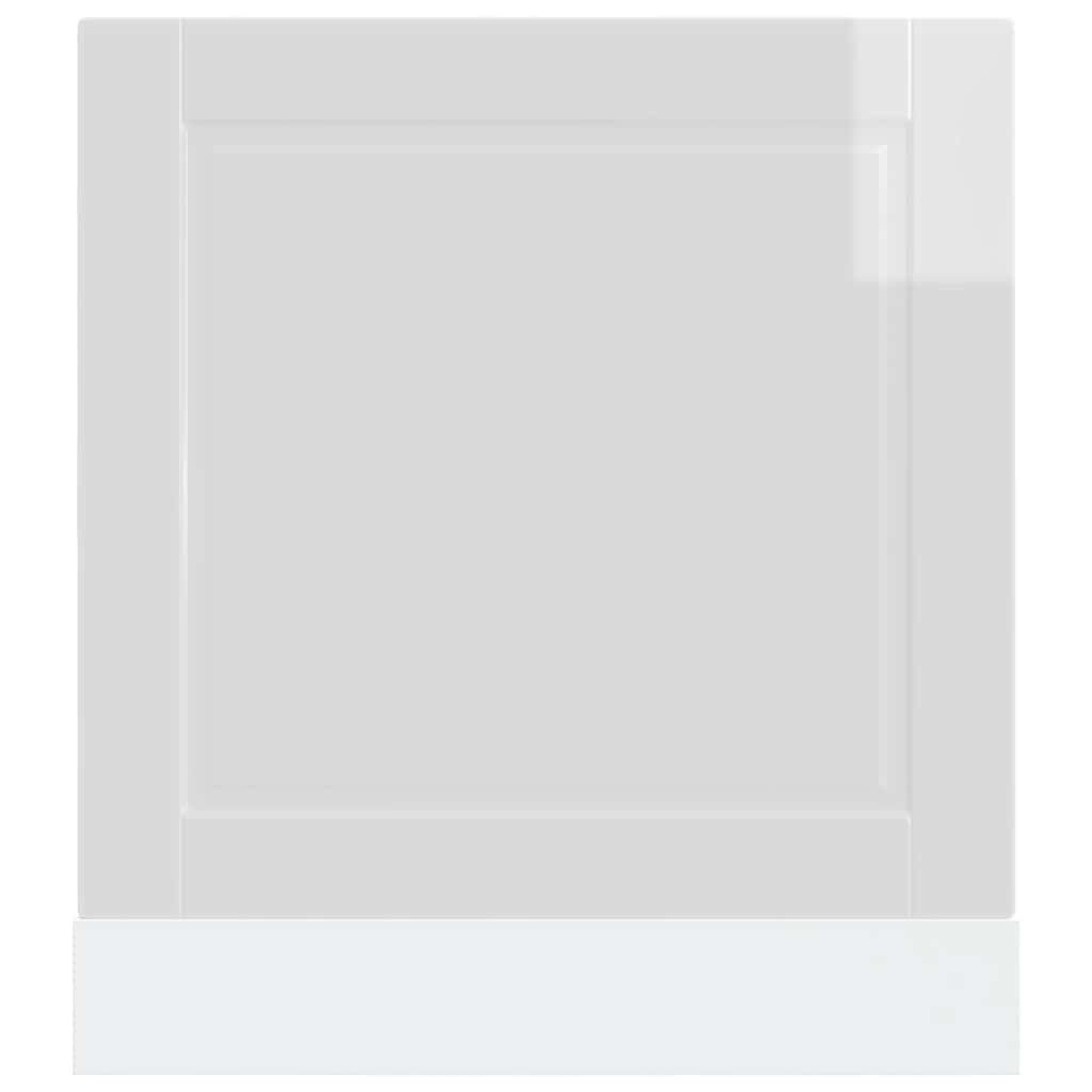 HKH Painel Máquina Lavar Louça Porto Alto Brilho - Branco