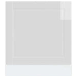 HKH Painel Máquina Lavar Louça Porto Alto Brilho - Branco