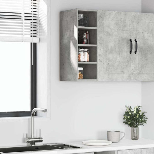 HKH Armário Suspenso Riga em Cimento - 20x29,5x60 Cm - Cinza