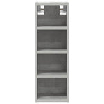 HKH Mueble Alto Riga de Cemento - 20x29,5x60 Cm - Gris
