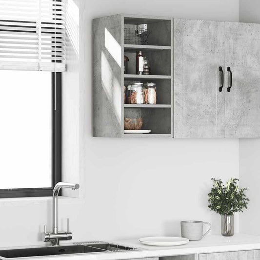 HKH Armário Suspenso Riga em Cimento - 30x29,5x60 Cm - Cinza