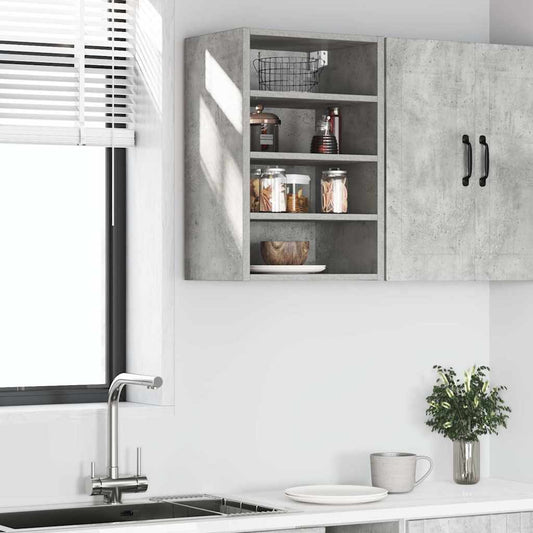 HKH Armário Suspenso Riga em Cimento - 40x29,5x60 Cm - Cinza