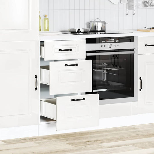 HKH Armário de Cozinha Kalmar em Branca Brilhante