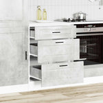 Mueble Bajo Cocina Oporto de Cemento - Gris