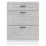 Mueble Bajo Cocina Oporto de Cemento - Gris
