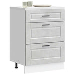 Mueble Bajo Cocina Oporto de Cemento - Gris
