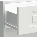 HKH Mueble bajo de cocina Kalmar de madera artificial blanca