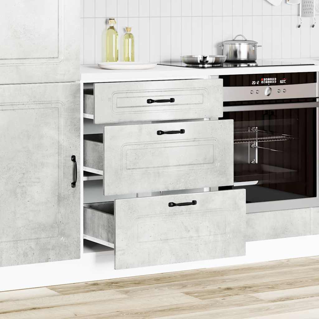 HKH Armario Bajo de Cocina Kalmar de Hormigón - Gris