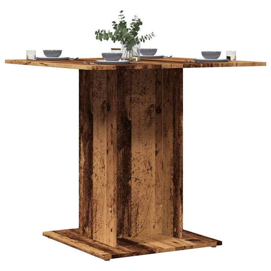 HKH Mesa de Jantar em Derivados de Madeira de Madeira Velha
