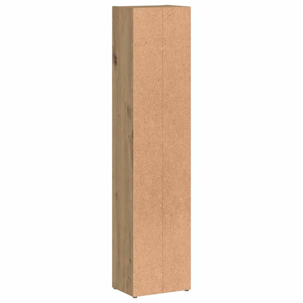 HKH Armários CD 2 Peças em Carvalho Artisiano - 21x16x93,5cm