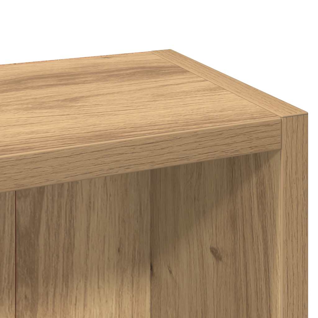 HKH Armários CD 2 Peças em Carvalho Artisiano - 21x16x93,5cm