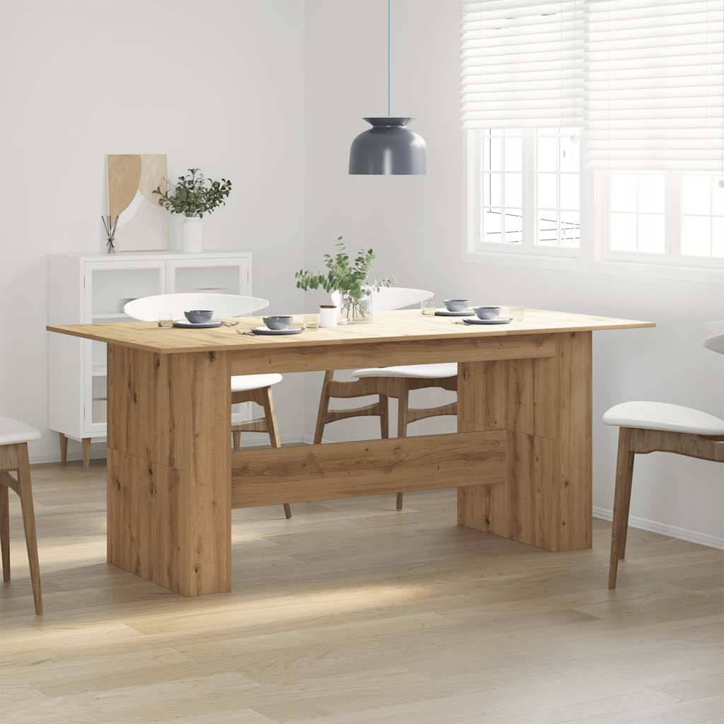 Mesa de comedor HKH de madera de ingeniería artesanal en roble