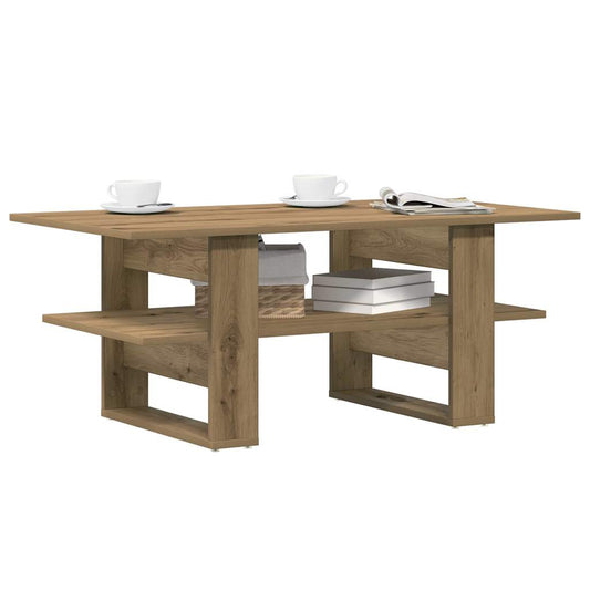 HKH Mesa de Centro en Derivados de Madera Roble Artesano
