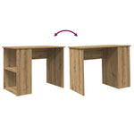 HKH Escritorio de Derivados de Madera en Madera de Roble Artesanal