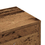 HKH Aparador em derivados de Madeira 50 X 34 X 96 Cm - Madeira Velha
