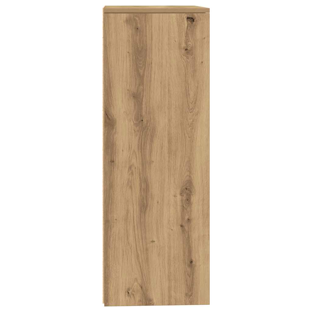 HKH Aparador en derivados de madera 50 X 34 X 96 Cm - Roble Artesanal