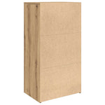 HKH Aparador en derivados de madera 50 X 34 X 96 Cm - Roble Artesanal