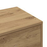 HKH Aparador en derivados de madera 50 X 34 X 96 Cm - Roble Artesanal