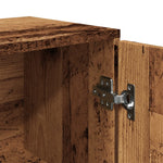 HKH Aparador em derivados de Madeira com 2 Portas e 4 Gavetas 88 X 30 X 64 Cm - Madeira Velha