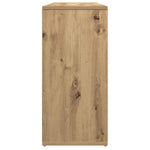 HKH Aparador en derivados de madera con 2 Puertas y 4 Cajones 88 X 30 X 64 Cm - Roble Artesanal