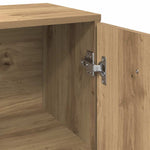HKH Aparador en derivados de madera con 2 Puertas y 4 Cajones 88 X 30 X 64 Cm - Roble Artesanal