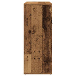 HKH Aparador Clássico em derivados de Madeira com 2 Portas e 1 Gaveta 60 X 30 X 75 Cm - Madeira Velha
