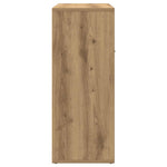 HKH Aparador Clássico em derivados de Madeira com 2 Portas e 1 Gaveta 60 X 30 X 75 Cm - Carvalho Artisiano