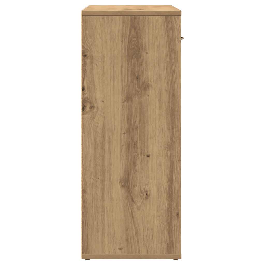 HKH Aparador Clásico en Derivados de Madera 60 X 30 X 75 Cm - Roble Artesano