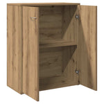 HKH Aparador Clásico en Derivados de Madera 60 X 30 X 75 Cm - Roble Artesano