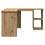 Escritorio de esquina HKH Deriv. de madera en madera de roble artesanal