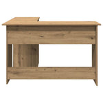 Escritorio de esquina HKH Deriv. de madera en madera de roble artesanal