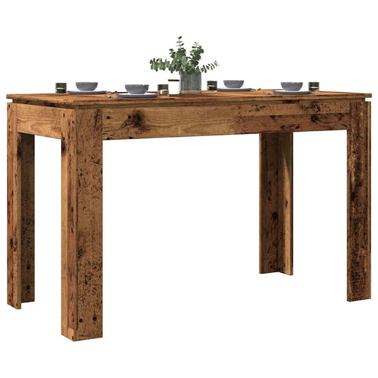 HKH Mesa de Comedor de Derivados de Madera - Madera Vieja