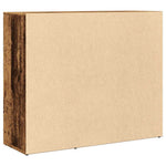 HKH Aparador Clássico em derivados de Madeira, Ferro com 3 Portas e 2 Gavetas 91 X 29,5 X 75 Cm - Madeira Velha