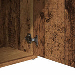 HKH Aparador Clássico em derivados de Madeira, Ferro com 3 Portas e 2 Gavetas 91 X 29,5 X 75 Cm - Madeira Velha
