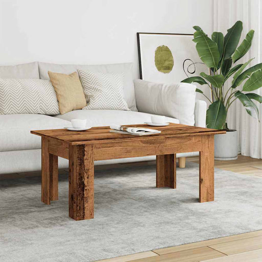 Mesa de centro HKH en madera envejecida