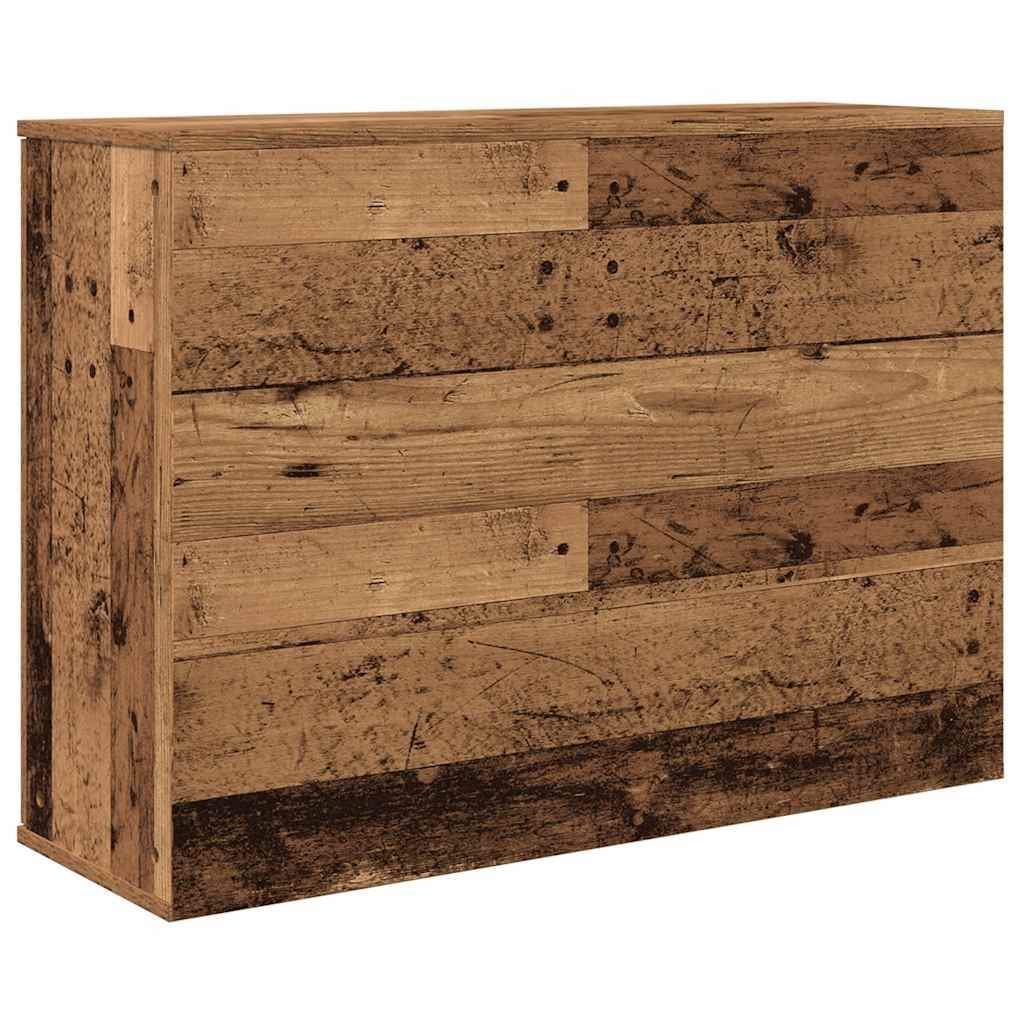 HKH Aparador Clásico en derivados de Madera, Metal 90 X 29,5 X 65 Cm - Madera Antigua