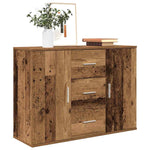 HKH Aparador Clásico en derivados de Madera, Metal 90 X 29,5 X 65 Cm - Madera Antigua