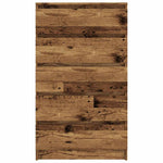 HKH Cajonera Alta de derivados de Madera 60 X 36 X 103 Cm - Madera Envejecida