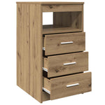 HKH Cajonera de Roble Artesanal - 40x50x76 Cm