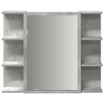 Mueble de Baño HKH Con Espejo - 80x20,5x64cm - Gris