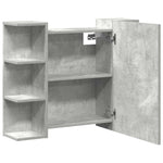 Mueble de Baño HKH Con Espejo - 80x20,5x64cm - Gris