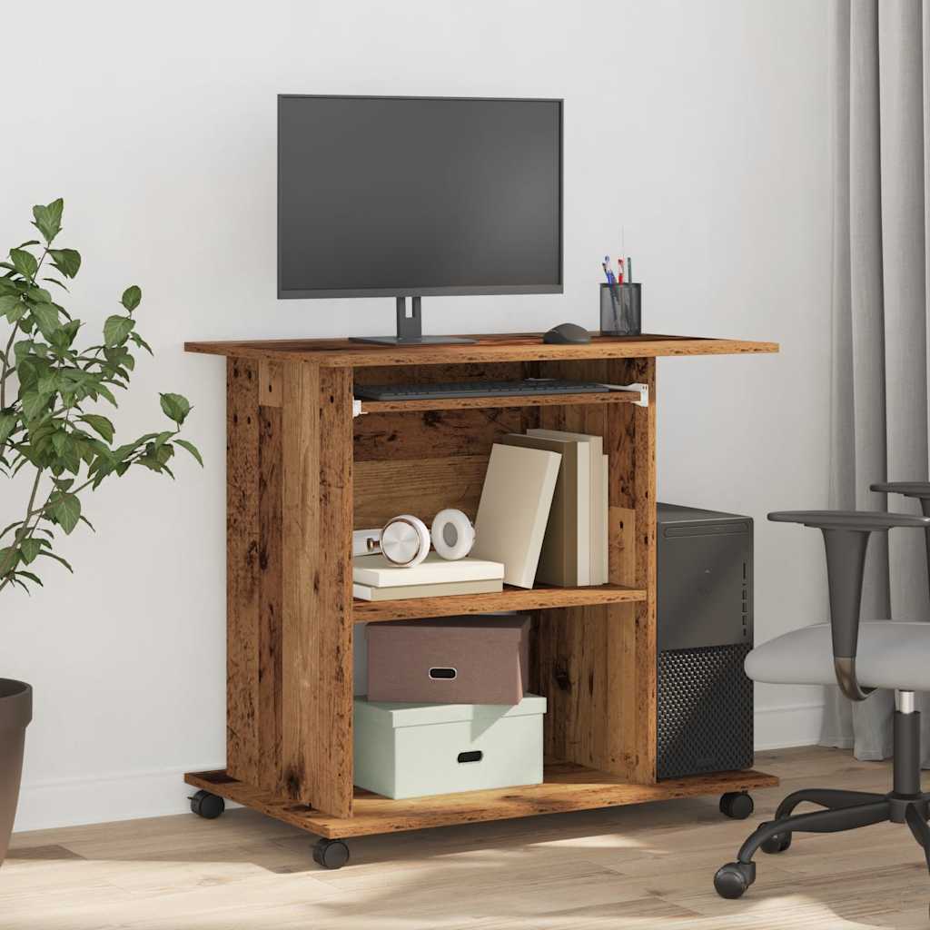 HKH Escritorio de Computadora de Madera Contrachapada - Vieja
