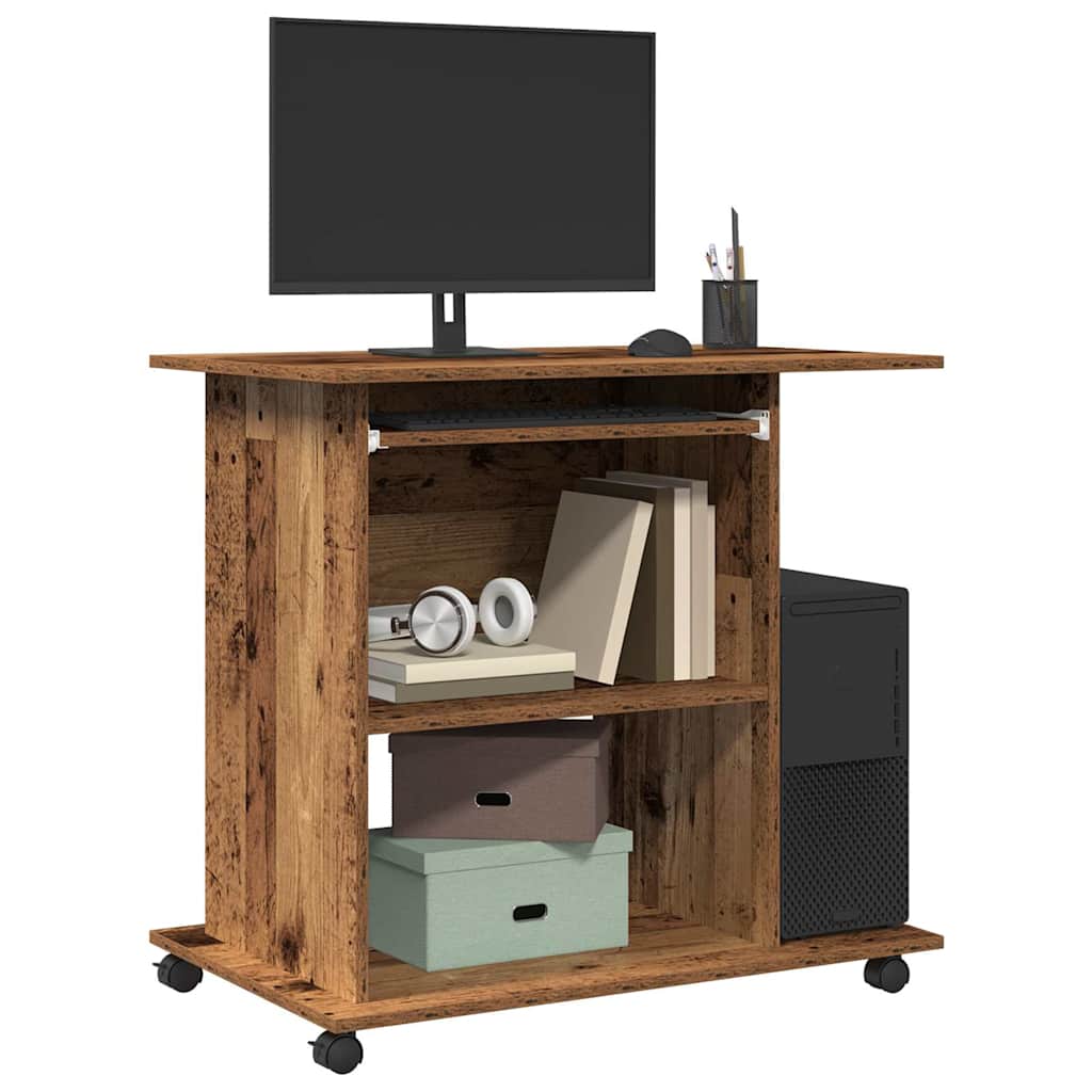 HKH Escritorio de Computadora de Madera Contrachapada - Vieja