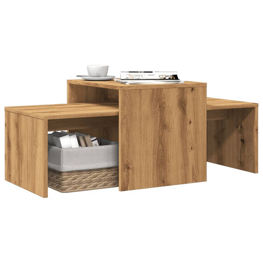 Mesa de Centro HKH en Derivados de Madera Roble Artesanal