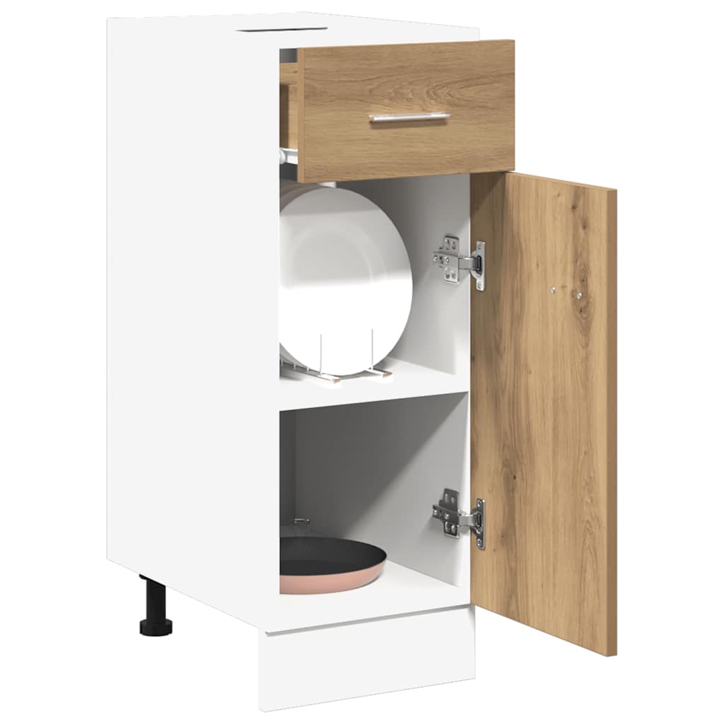 HKH Mueble Bajo C/ Cajones Lyon en Roble Artesanal