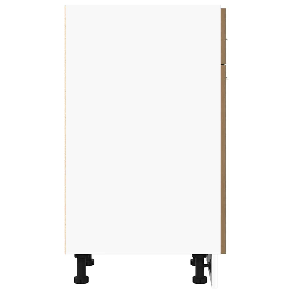 HKH Mueble Bajo C/ Cajones Lyon en Roble Artesanal